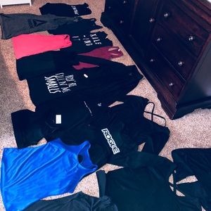 Large workout clothing lot!